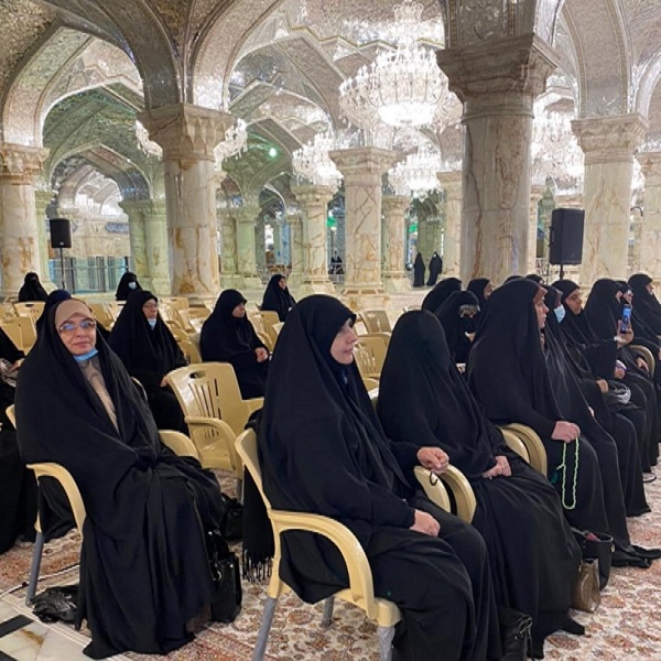 وفد مركز علوم القرآن بالعراق يحضر الملتقى القرآني النسوي في النجف + صور
