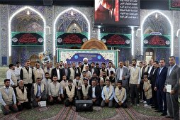 العراق..محفل قرآنيً في رحاب الصحن الحسينيّ لخدّام الإمام الحسين (ع) + صور