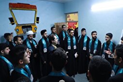 الوفد القرآني للعتبة الحسينية يزور مؤسسة القرآن والعترة في قم المقدسة