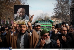 مراسم تشییع آیت‌الله خسروشاهی