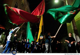 تکیه نیاوران در شب تاسوعای حسینی