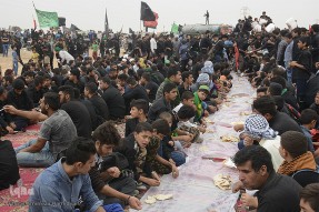 برپایی موکب دانشگاهیان خوزستان در مرز چذابه