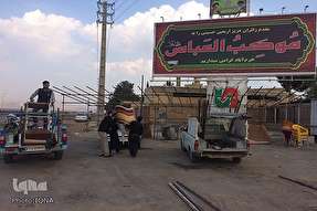 پذیرایی ۲۴ ساعته موکب‌العباس(ع) خرم‌آباد از زائران اربعین