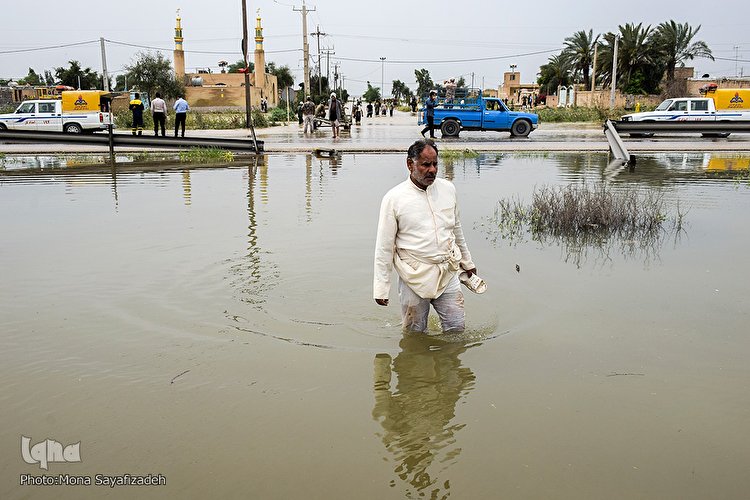 مسدود شدن جاده اهواز ـ شوش