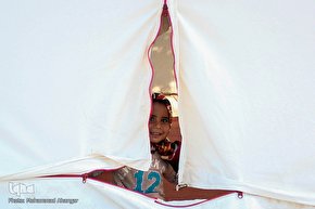 اردوگاه ثامن‌الائمه(ع) محل اسکان سیل‌زدگان حمیدیه