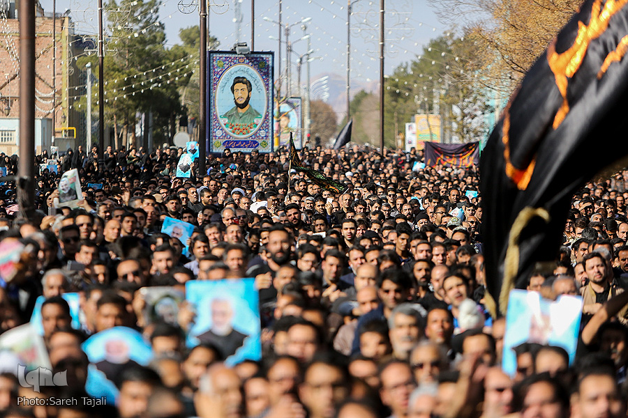 کرمان در سوگ فرزند رشیدش حاج قاسم سلیمانی