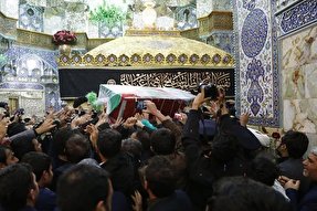 شهید «مظفری‌نیا» در جوار بارگاه حضرت معصومه(س) آرام گرفت