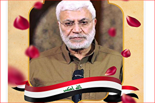 فیلم و عکس | اربعین ابومهدی المهندس در آرامگاه ابدی