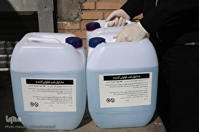 افتتاح خط تولید لوازم بهداشتی مقابله با کرونا