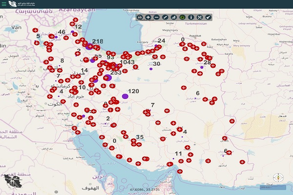 روزنگار اپیدمیولوژی کرونا و فراوانی توزیع مبتلایان
