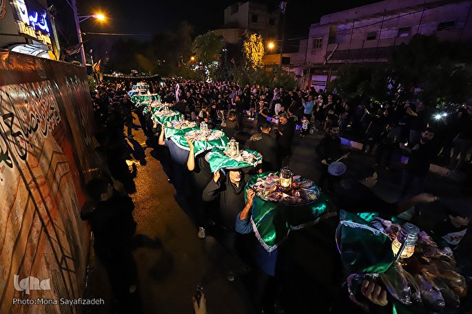 مراسم نمادین سینی حضرت قاسم(ع) در اهواز