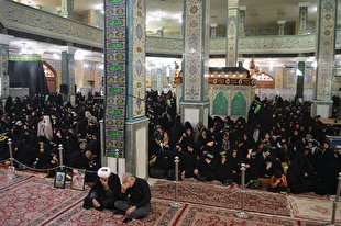 «رهروان زینبی» در حرم علی بن‌مهزیار(ع) از نگاه دوربین