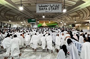 سعی بین صفا و مروه حجاج در سرزمین وحی