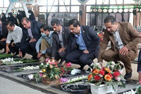 ادای احترام جهادگران جهاددانشگاهی گیلان به مقام شهدا و سردار جنگل + عکس