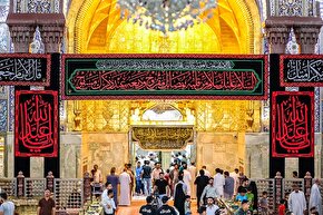 فیلم | آستان مقدس امام حسین (ع) سیاه‌پوش شد