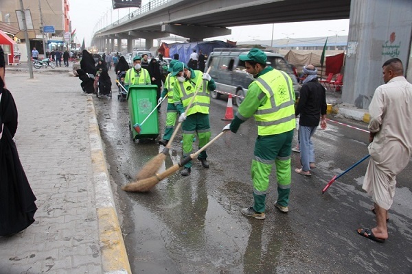 فعالیت پاکبانان در اربعین فعالیت پاکبانان در اربعین