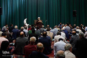 جلسه تلاوت قرآن در حسینیه هدایت