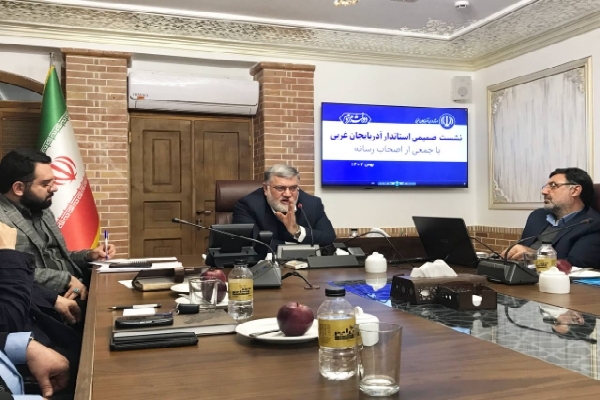 نشست خبری محمدصادق معتمدیان استاندار آذربایجان غربی