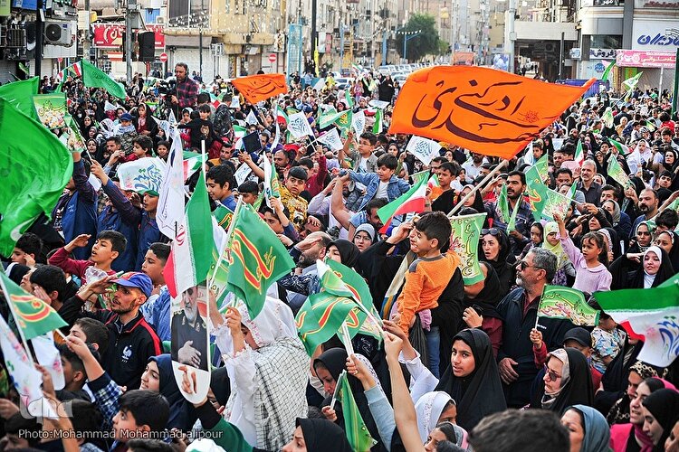 جشن نیمه شعبان و اجرای سرود سلام فرمانده در اهواز