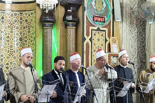 محفل مبتهلان ارشد مصری در اسکندریه + فیلم