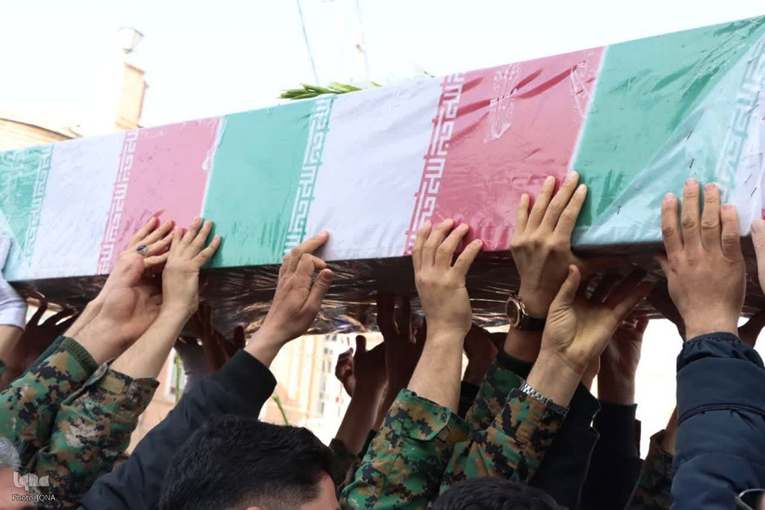 تشییع پیکر مطهر شهدای گمنام تازه تفحص شده در ارومیه‎