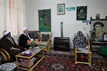 حجت‌الاسلام مهدوی با مادر طلبه شهید سید علیرضا علوی دیدار کرد