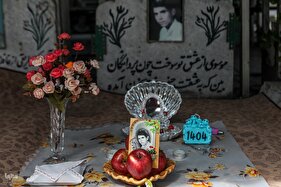 تحویل سال نو در جوار گلزار شهدای گمنام بهشت زهرا (س)