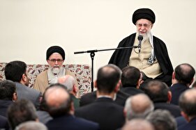 دیدار وزیر، معاونان و مدیران وزارت اطلاعات با مقام معظم رهبری