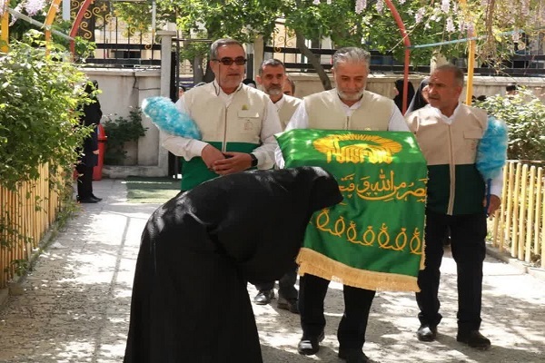استقبال از خادمین حرم رضوی
