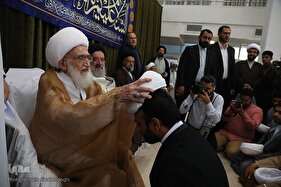 عمامه گذاری طلاب در روز عید غدیر خم