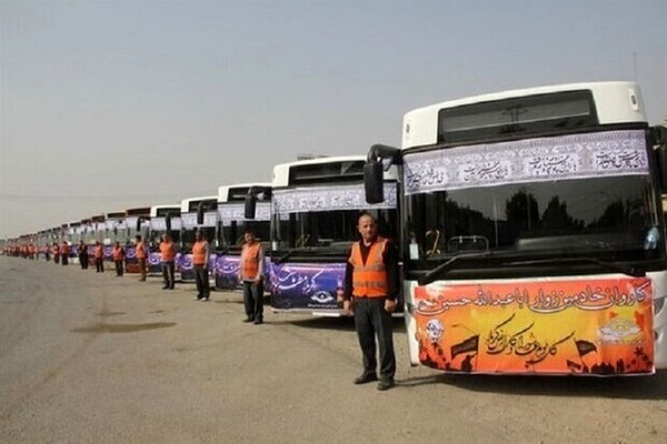 بهکارگیری تمامی ظرفیت ناوگان حمل و نقل آذربایجان غربی برای جابهجایی زائران اربعین حسینی  بهکارگیری تمامی ظرفیت ناوگان حمل و نقل آذربایجان غربی برای جابهجایی زائران اربعین حسینی
