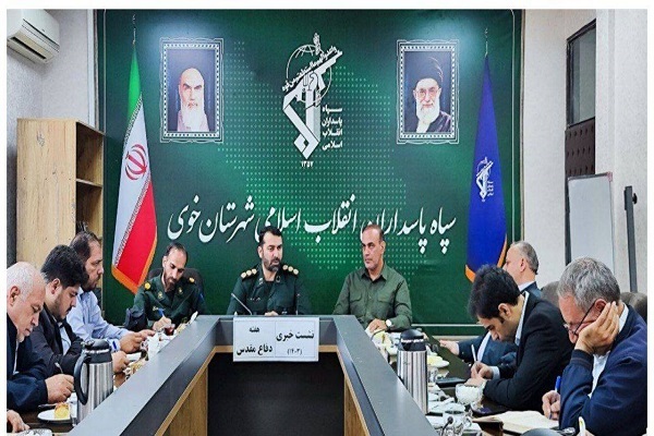 نشست خبری مصطفی آقائی فرمانده سپاه خوی