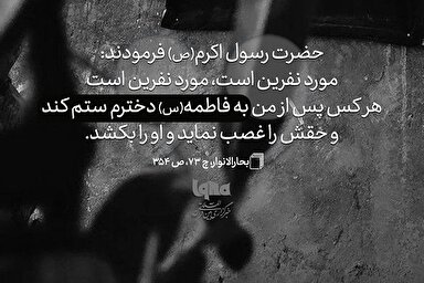 حدیث‌نگاشت | ستم به دختر نبی(س)