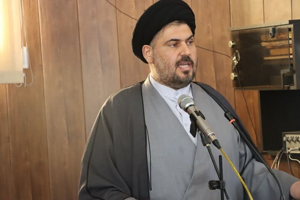 حجت‌الاسلام سیدهادی ابراهیمی، مسئول دفتر نمایندگی ولی‌فقیه در لشکر عملیاتی۳ حمزه(ع)،