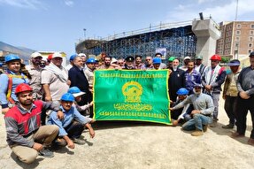 عکس | حضور خادمان حرم امام رضا(ع) در لرستان