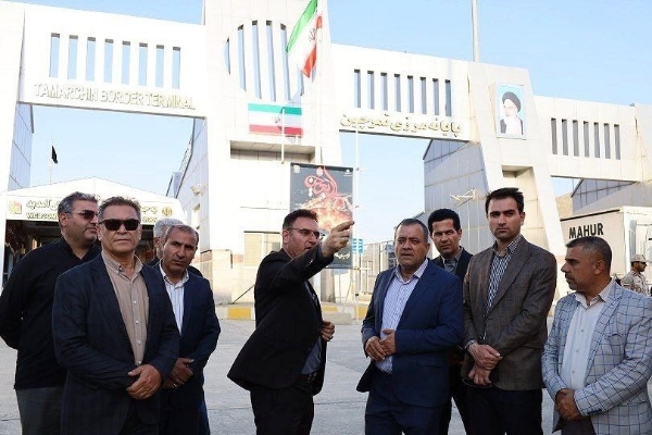 بازدید لقمان خسروپور فرماندار پیرانشهر از مرز تمرچین