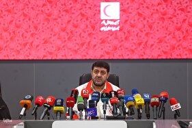 نشست خبری رئیس جمعیت هلال احمر