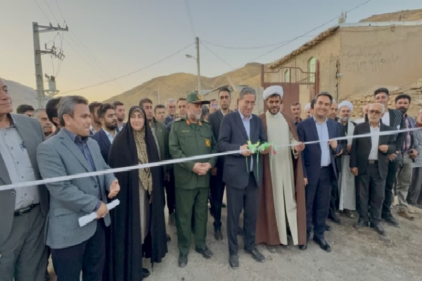بهره‌برداری از طرح هادی ۱۲ روستای باروق