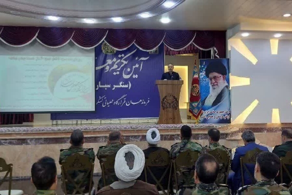 برگزاری مراسم تکریم و معارفه فرمانده قرارگاه عملیاتی لشکر ۶۴ متحرک هجومی نزاجا