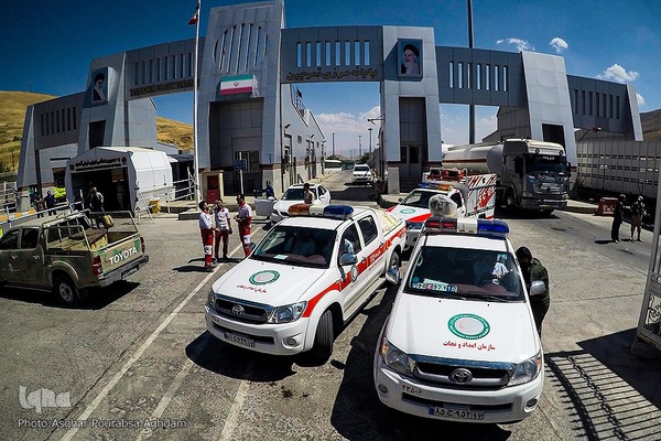 خدمات‌دهی هلال احمر آذربایجان غربی به زائران اربعین