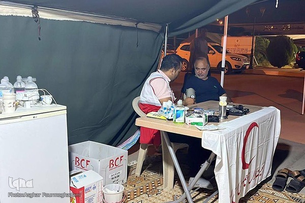 خدمات‌دهی هلال احمر آذربایجان غربی به زائران اربعین