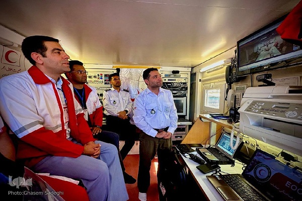 استقرار قرارگاه مرزی امداد و نجات در مرز تمرچین پیرانشهر‎