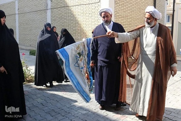 اجتماع طلاب مدارس علمیه خواهران ارومیه در حمایت از مردم فلسطین‎