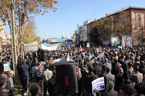 تجمع مردم ارومیه در حمایت از کودکان مظلوم غزه‎