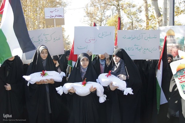 تجمع مردم ارومیه در حمایت از کودکان مظلوم غزه‎