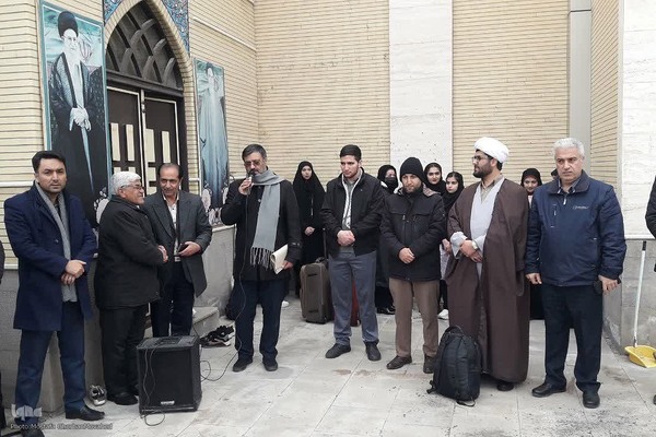 اعزام کاروان راهیان نور دانشجویی و طلاب شهرستان اهر به مناطق عملیاتی جنوب کشور