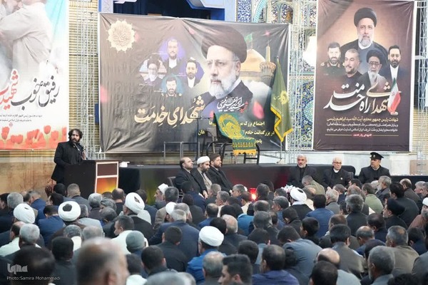 ارومیه در عزای رئیس جمهور‎