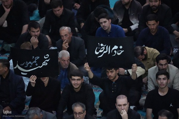 ارومیه در عزای رئیس جمهور‎