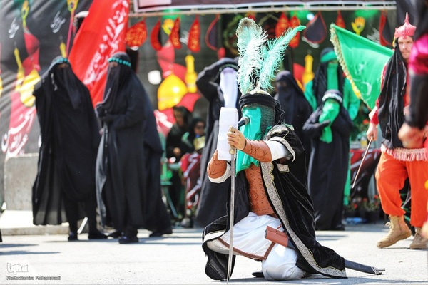 اجرای شبیه‌خوانی در مرز تمرچین پیرانشهر‎