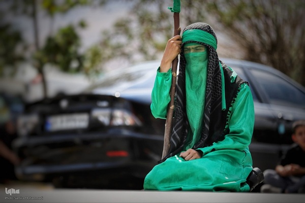 اجرای شبیه‌خوانی در مرز تمرچین پیرانشهر‎